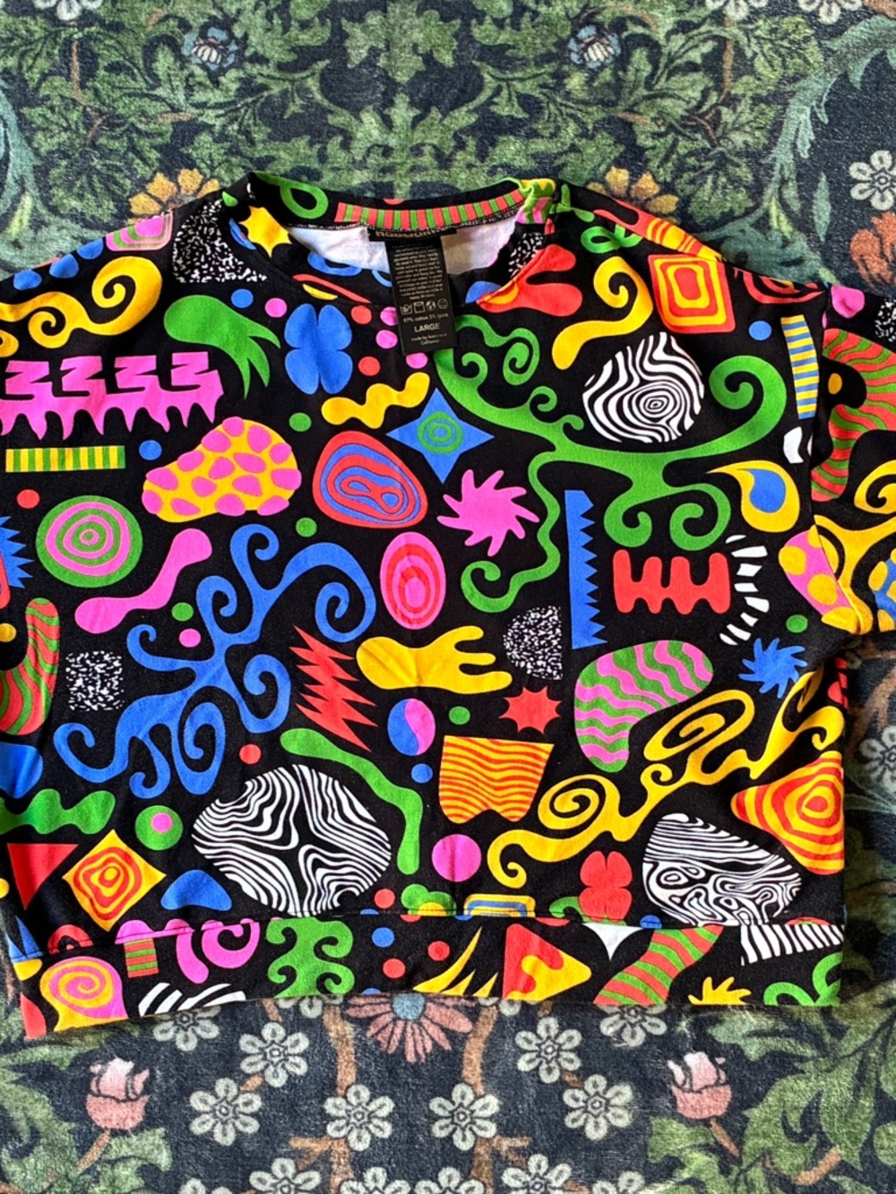 Nooworks Party Mix Cropped Top Large